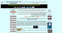 Desktop Screenshot of calypso-online-fish-bookshop.com